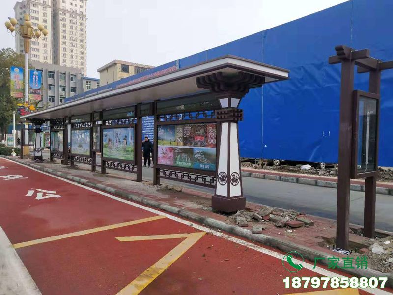 连南县复古中式特色公交等候亭