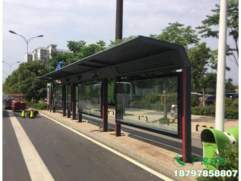 惠东县创意电子车牌公交候车亭