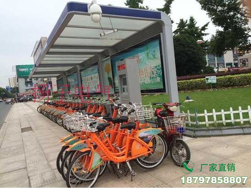 广宁县地铁站共享单车存放亭