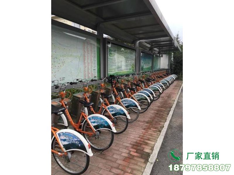 陆河县城市中心智能共享单车候车棚