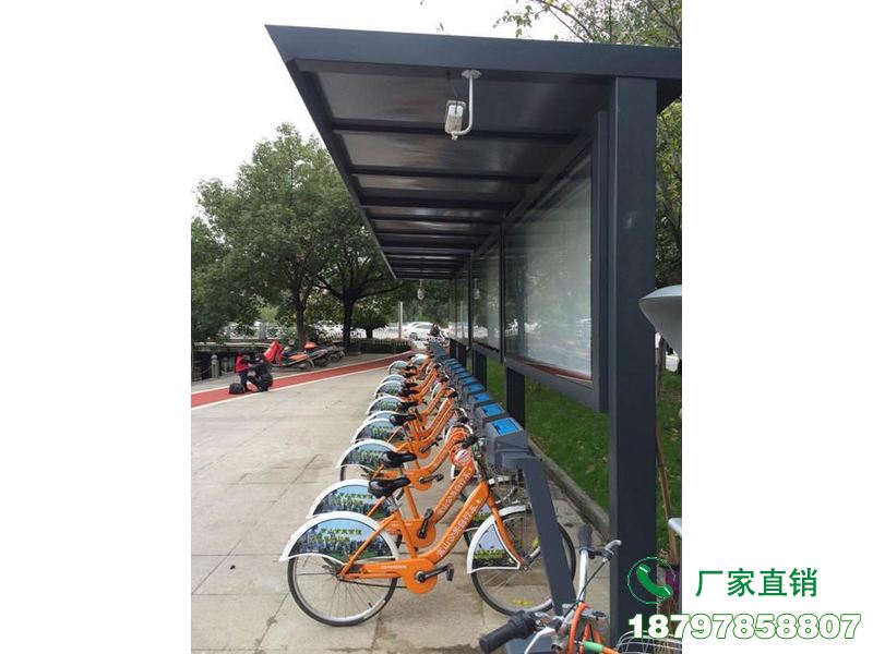 揭东县城市中心智能共享单车候车棚