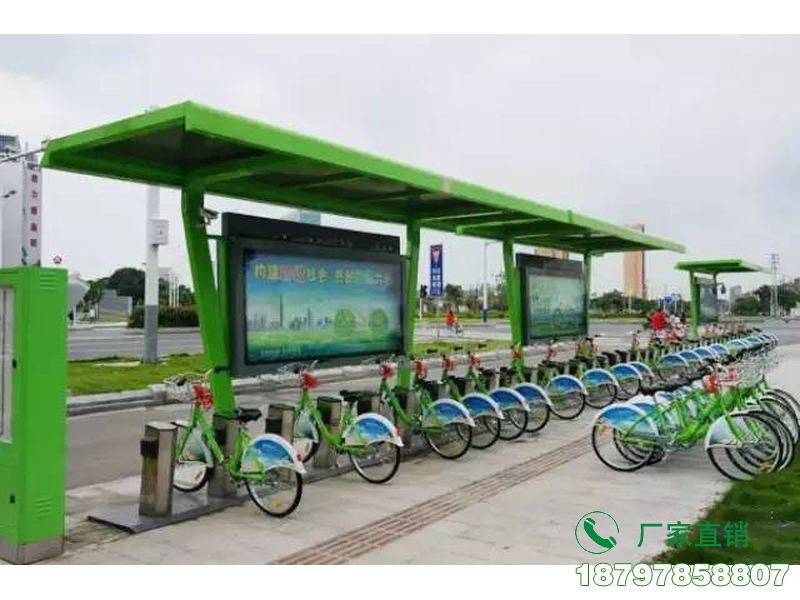揭东县城市中心智能共享单车候车棚